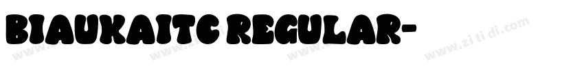 BiauKaiTC Regular字体转换